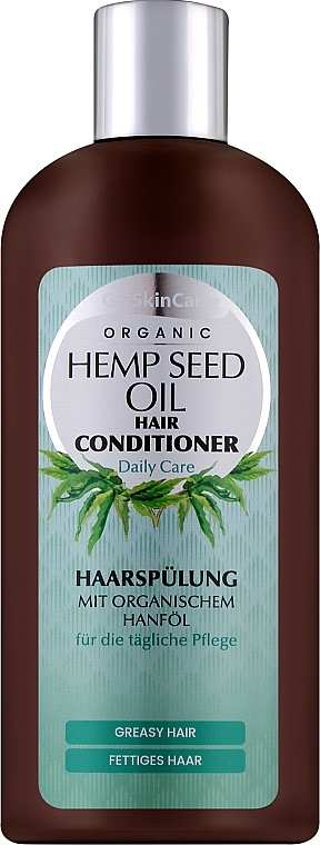 GlySkinCare Organic Hemp Seed Oil Hair Conditioner – Acondicionador con aceite de semilla de cañamo