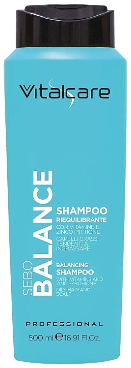Vitalcare Professional Sebo Balance Shampoo – Champú equilibrante para cuero cabelludo graso