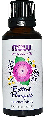 Now Foods Essential Oils Bottled Bouquet Oil Blend – Mezcla romántica de aceites esenciales , ramo embotellado